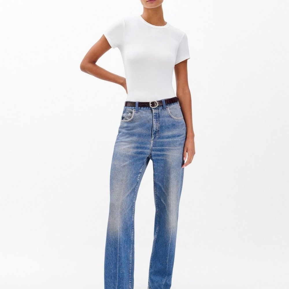Rag & Bone NWT Ryder Miramar Terry Shea Straight Leg Pants. SIZE 26 Fits 30